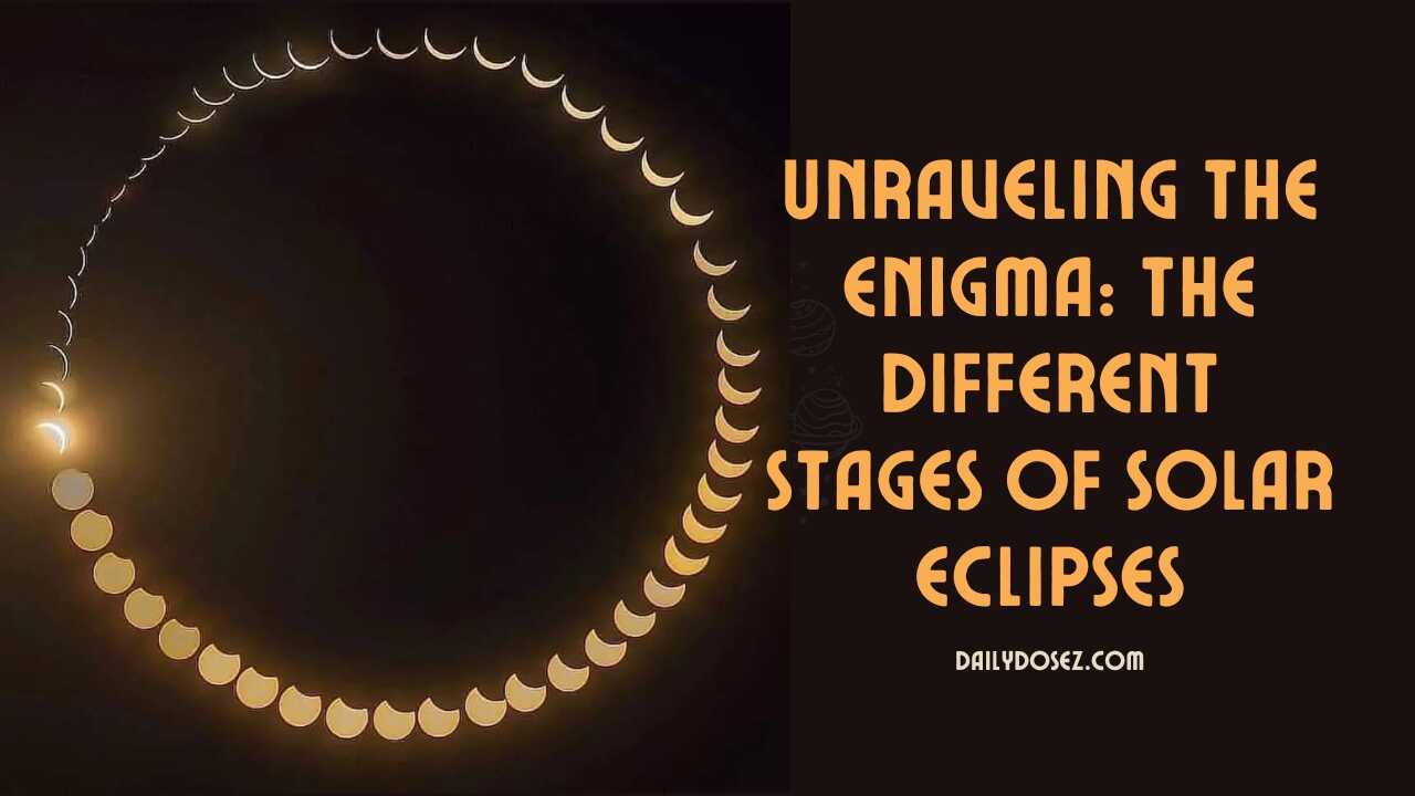 Unraveling the Enigma The Different Stages of Solar Eclipses