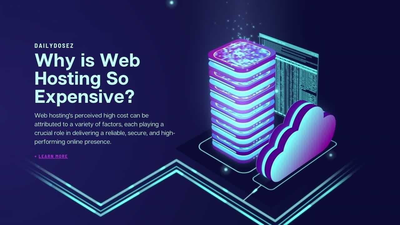 Why is Web Hosting So Expensive